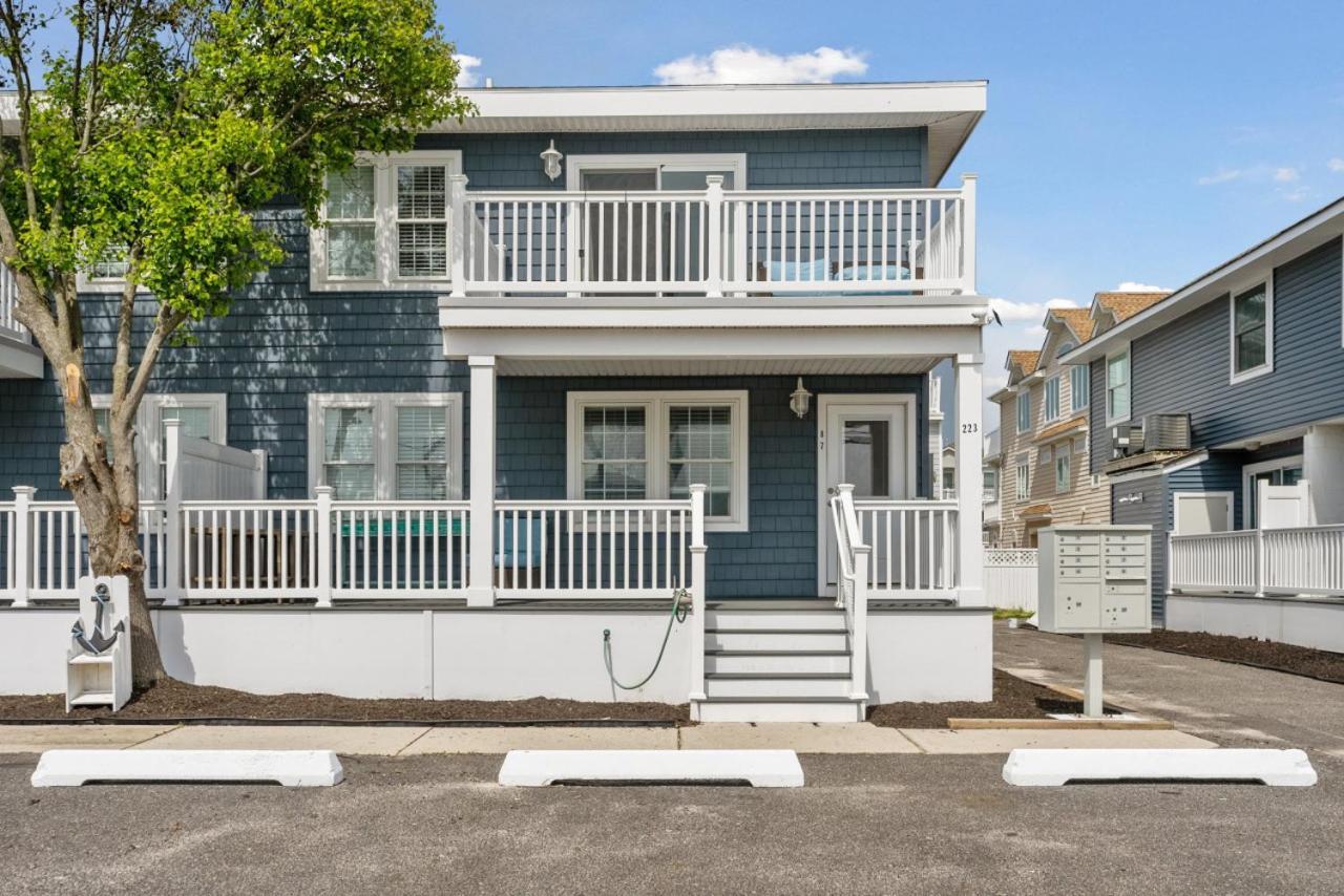 Beach Block Parking Modern Decor Porch Brigantine Extérieur photo