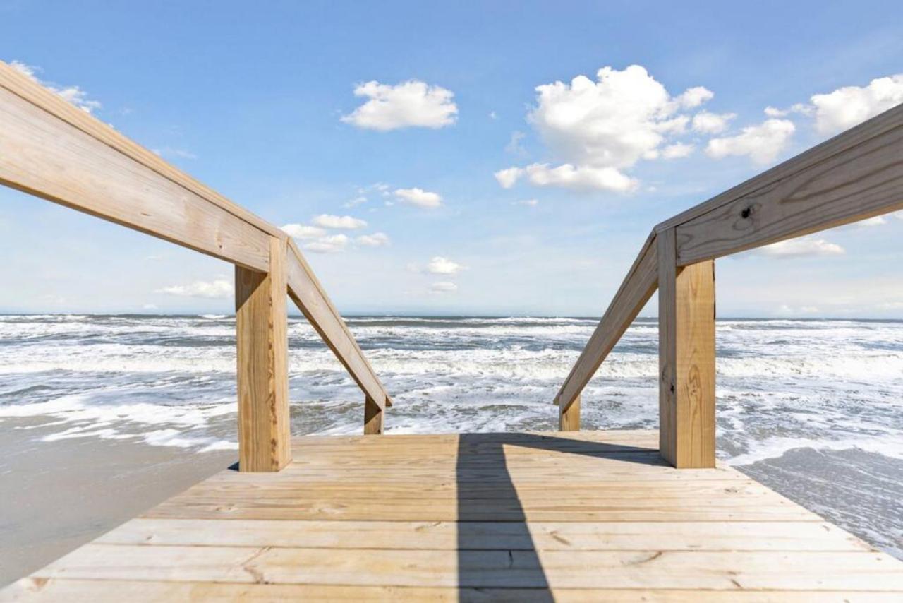 Beach Block Parking Modern Decor Porch Brigantine Extérieur photo