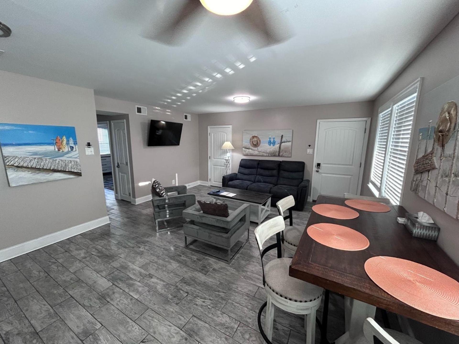 Beach Block Parking Modern Decor Porch Brigantine Extérieur photo